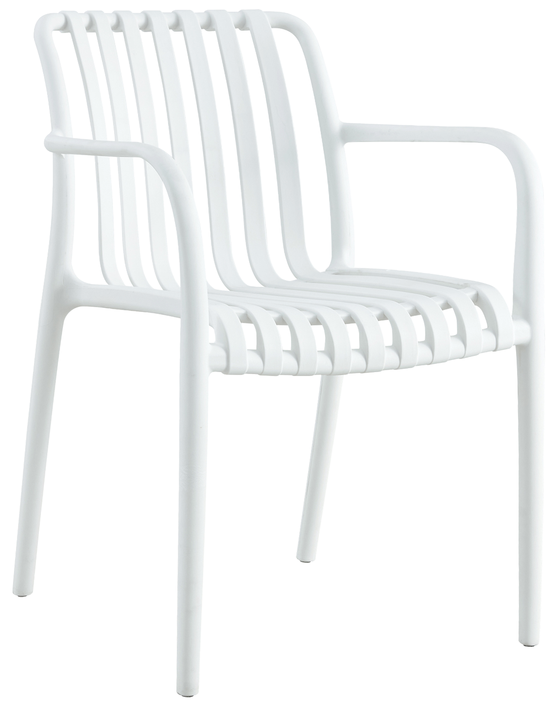 Πολυθρόνα Κήπου ArteLibre TAHITI Λευκό PP 58x56x81cm