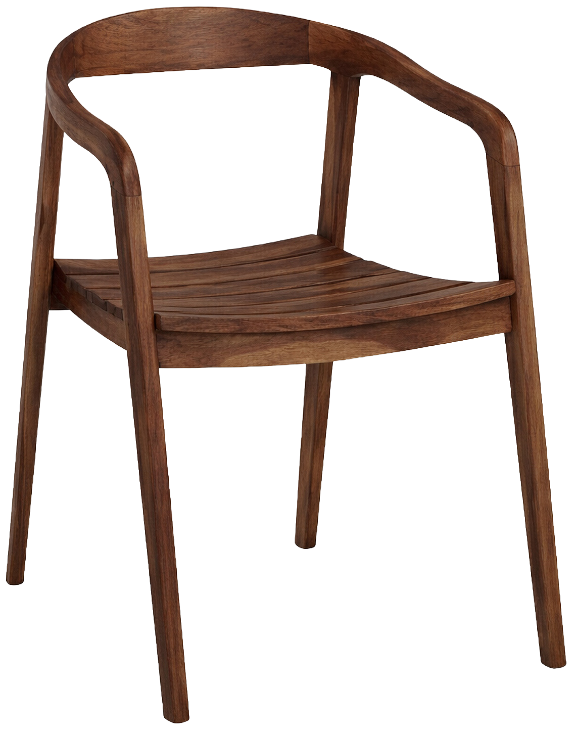 Καρέκλα Επαγγελματική ArteLibre SCHUMET RAMUS Καρυδί Ξύλο 56x56x78cm